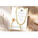 Editable Nurse Graduation White and Gold Invitation Template